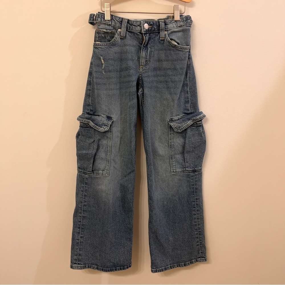 H&M Boys Classic Blue Wide Leg Low Waist Jeans
